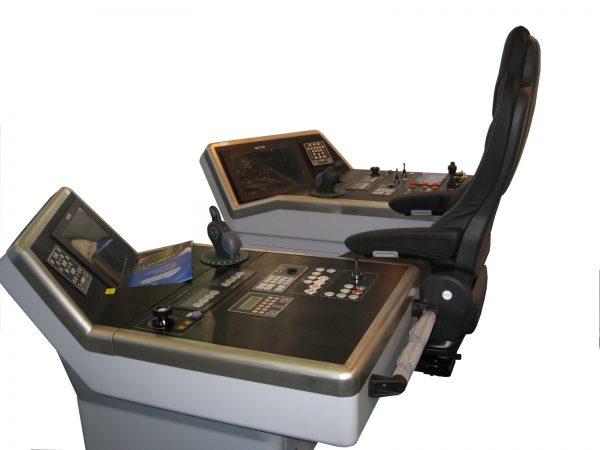 wheelhouse control desk for tug boat